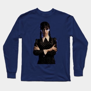 Wednesday Addams Portrait Long Sleeve T-Shirt